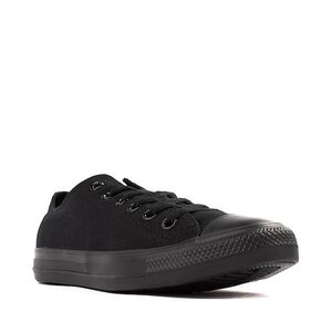 Converse Chuck Taylor All Star Low Top Monochrome Black Shoes Canvas Size 4.5